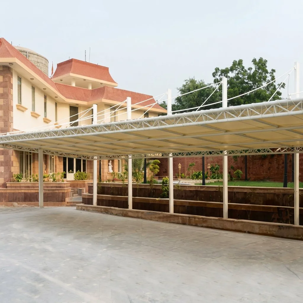 Minda Gentex, Manesar tensile structure, Ekra Decor
